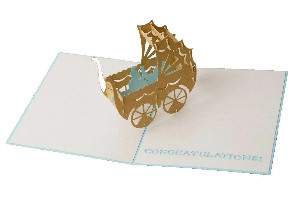 Tarjetas de felicitación de Baby Shower Pop Up