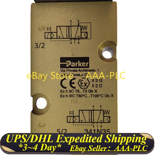 Expedited Shipping Parker 341N35 Pneumatic Valve