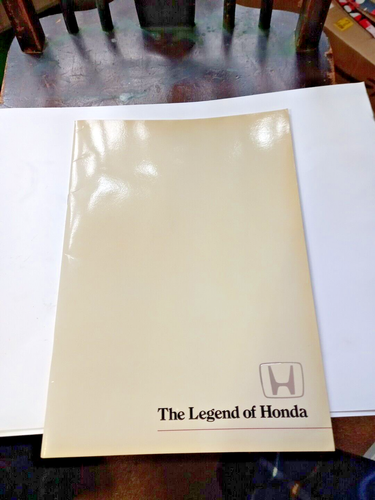 THE LEGEND OF HONDA Cars Motorcycles, + History Factory Publicity Brochure 1987 - Picture 9 of 18