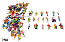 H0 Spur 1:87 Verschiedene Figuren Personen, Paaren und Dreiergruppen 50 Stück