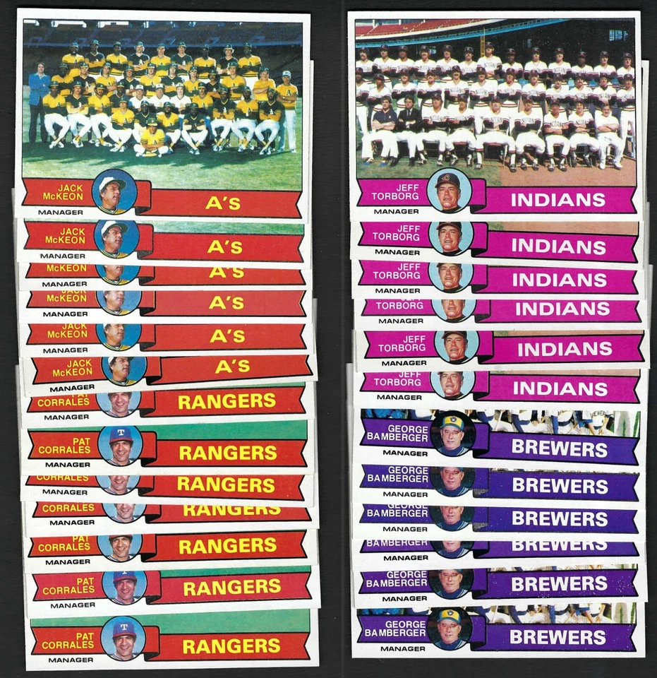 Lot of 121 1979 Topps Baseball Team Checklist NRMT UNMARKED - Image 3 of 4