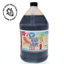 Hypothermias COLA Flavor Syrup 🍧 Snow Cone machine Shaved Ice Syrup GALLON