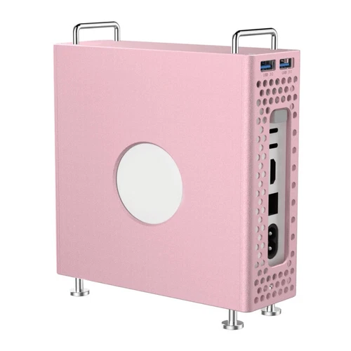 Chassis for Mac Mini M4/M4 Pro aluminum Vertical Computer Case two USB3.2 GEN2