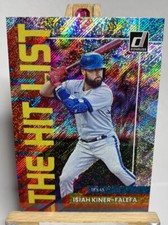 ISIAH KINER-FALEFA 2022 Panini Donruss The Hit List Rapture Parallel #THL-9