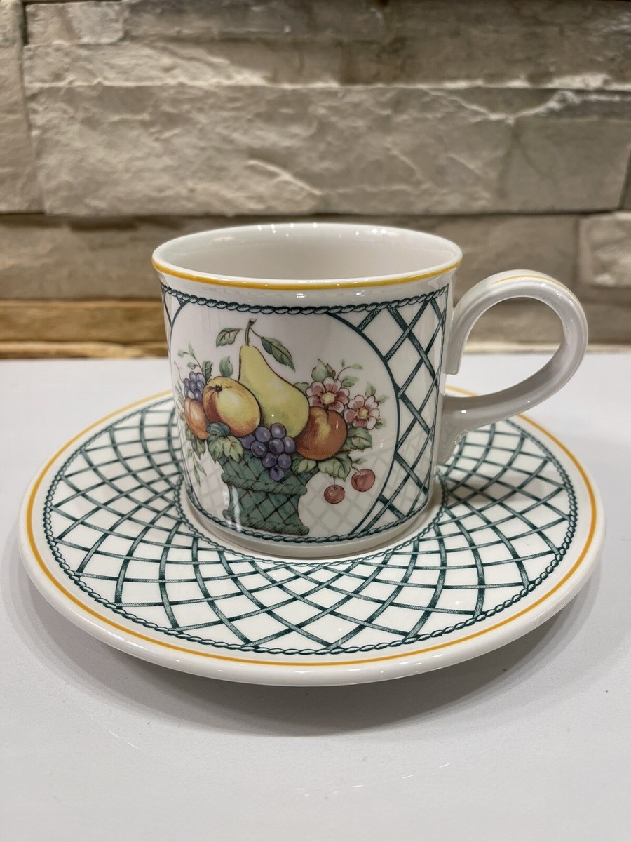 ☆ 希少Villeroy&Boch ☆BASKET ☆ NEW Villeroy and Boch BASKET Pattern Small Rare Set of 4
