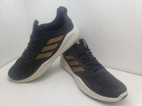 Install click Canteen Adidas Fluidflow [EG3675] Black Gold Womens Running Sneakers Shoes Size: 8  | eBay