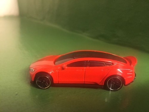 HOT WHEELS 2015 HW WORKSHOP TESLA MODEL S ROT 1/64 ! NEU OHNE OVP - Bild 4 von 4