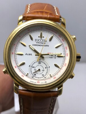 Seiko Alba Success Vintage Watch Quartz SUCCESS ALBA Moonphase