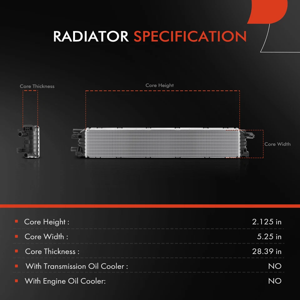 Radiador auxiliar para Audi A6 A7 Quattro 2016-2018 S7 3,0 L 4,0 L supercargador Foto 2 de 4