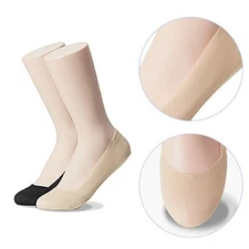 ATOMY Women's Basic Foot Cover 3 Pairs Not Visible when Wearing Shoes Socks NEW