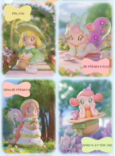 F.UN AAMY Picnic with Butterfly Series Confirmed Blind Box Figure