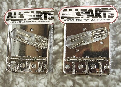 Telecaster Tele Vintage Style Brücke 3 Sattel - Nickel, Gold, RH & LH Optionen