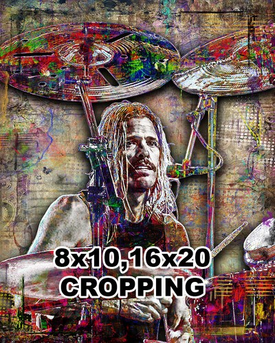 FOO FIGHTERS TAYLOR HAWKINS Tribute Poster Taylor Hawkins Print Free Shipping US - Bild 5 von 8