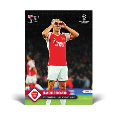 Topps Now UCL 23/24 - Card 023 - Leandro Trossard - Arsenal