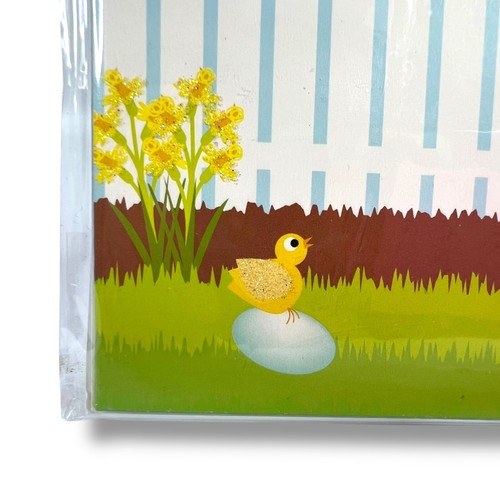 Linda tarjeta de felicitación emergente de Pascua 3D para niños adultos perros familiares con orejas de conejo NUEVA - Imagen 5 de 7