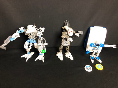 Lego 3 x Bionicle 8501 8588 und 8905 Thok Kurahk Ski / Ice