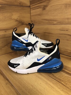 Nike Air Max 270 White And Blue Unisex Teen Trainers No Box  UK