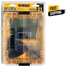 Genuine DeWalt 21 Piece Oscillating Tool Blade & Sandpaper Set DWA21OSET NEW