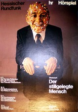 GÜNTHER KIESER Hessischer Rundfunk von 1981 (A 0 gerollt) selten!