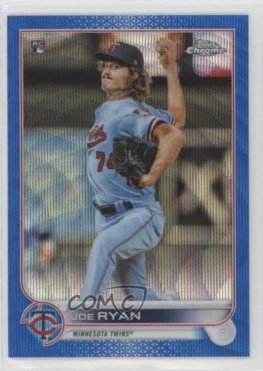 2022 Topps Chrome Blue Wave Refractor 57/75 Joe Ryan #48 0uw4