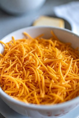 Freeze Dried Sharp Cheddar Cheese - 2 lbs Shredded - 10+ years shelf stable