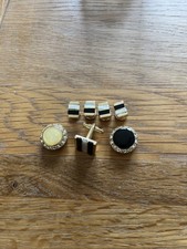 Mother of pearl cufflinks  shirt studs  Top Button clasp job lot