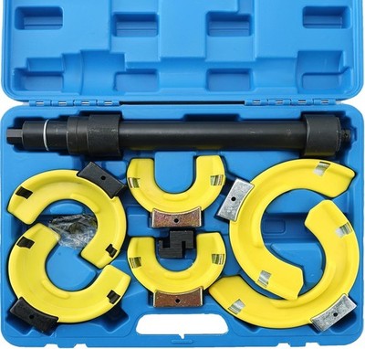 Interchangeable Fork Strut Macpherson Spring Compressor Kit Universal Coil Ex...