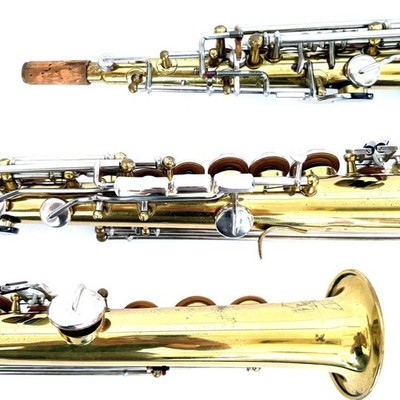 Rare B&M Champion Soprano Saxophone Excellent Condition Vintage
