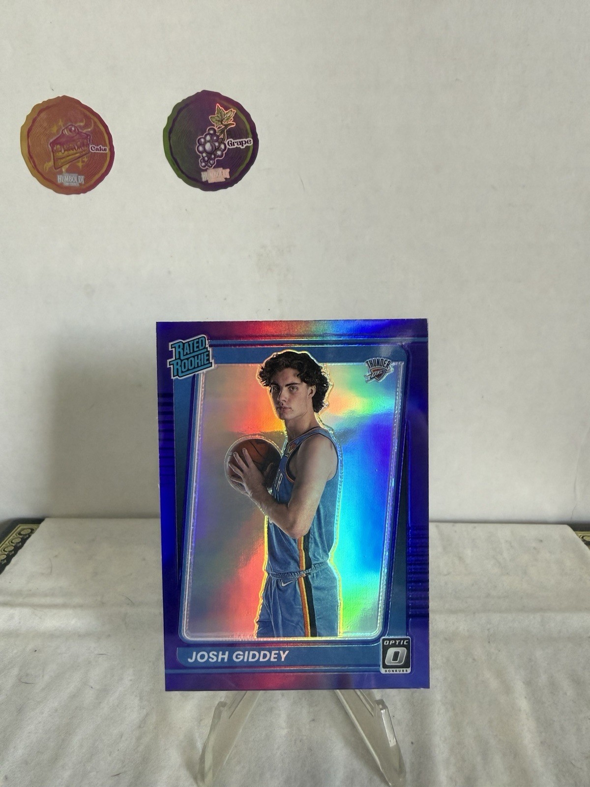 2021-22 Panini Donruss Optic - Rated Rookie Josh Giddey #152 Purple Prizm (RC)