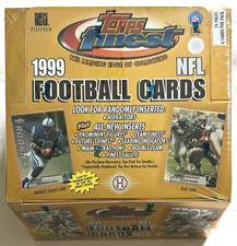 1999 Topps Finest NFL Football Hobby Box New Factory Sealed Quantity Discount
