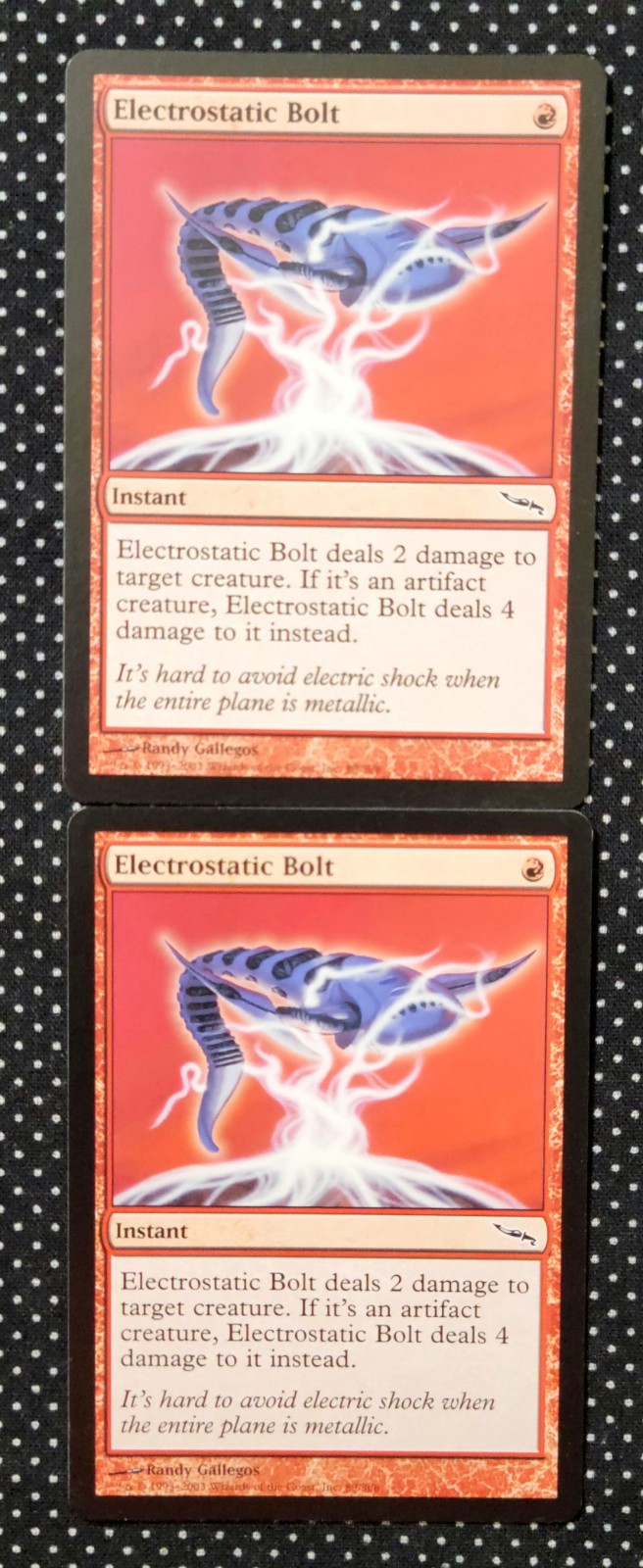 Magic: The Gathering - Electrostatic Bolt - Mirrodin - 89/306