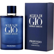 Giorgio Armani Acqua Gio Profondo   Lasts Up to 48hrs   Men Perfume   3.4 ozView