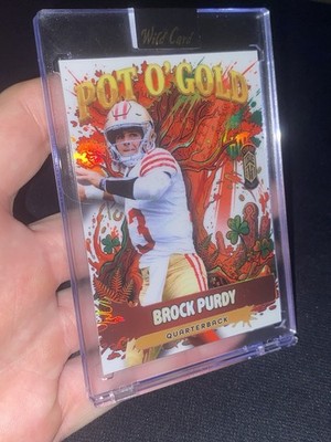2026 Wild Card Brock Purdy Pot O Gold Case Hit Color Match True 1/1 Rare