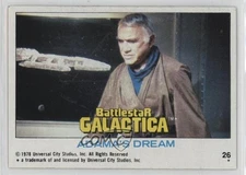 1978 Topps Battlestar Galactica Lorne Greene Adama's Dream #26 15t0