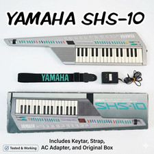 Yamaha SHS-10 Digital Shoulder Keytar MIDI Synthesizer Keyboard W/box Tested 