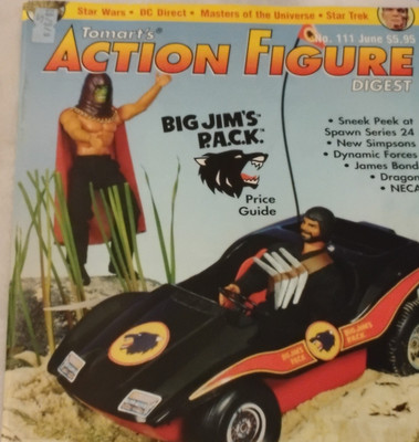 Tomart's Action Figure Digest No. 111 June 2003 Price Guide Big Jim's P.A.C.K.