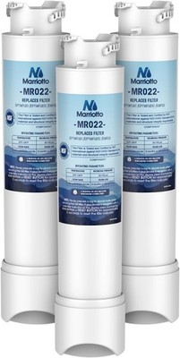MARRIOTTO MR022 Water Filter Replacement (3 Pack), EPTWFU01, EWF02, New!