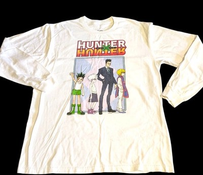Hunter X Hunter T Shirt Mens Large Manga Anime Long Sleeve White