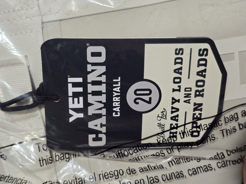 Yeti Camino 20 Cape Taupe Carryall Tote Bag New With Tags In Plastic! Rare Find! - Picture 5 of 10