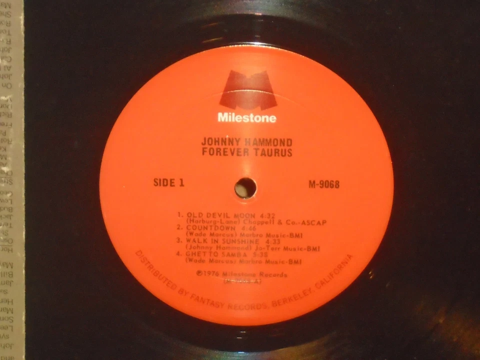 Johnny Hammond Smith Forever Taurus Milestone M-9068 stereo Dorothy Ashby 1976 - Image 3 of 4