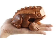 Frog guiro 4 inches wood block musical instrument Percussion Musical Wooden