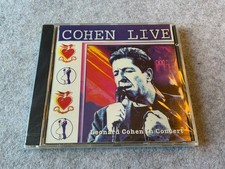 Leonard Cohen - Cohen Live CD 1994 Columbia Folk Rock