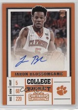 2017-18 Panini Contenders Draft Picks College Jaron Blossomgame #87 Auto 0jr6