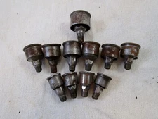 Lot of 11 Antique Vintage Hit and Miss Engine Oil  Grease Cup