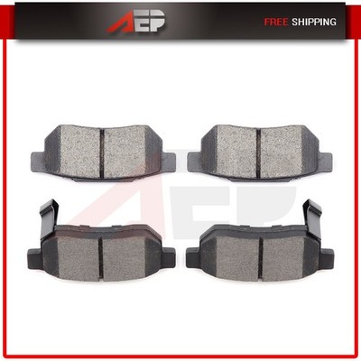 Premium Ceramic Brake Pads Rear For Acura EL 1997-2000 For Honda Civic 1992-1995