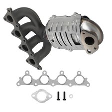 Exhaust Manifold W/ Catalytic Converter for Hyundai Accent Kia Rio 1.6L 06-11