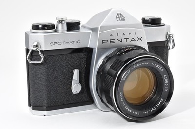 ペンタックス SP シルバー Super-Takumar 55mm F/1.8 tested【NEAR MINT】Pentax SP silver / super Takumar 55mm F/1.8