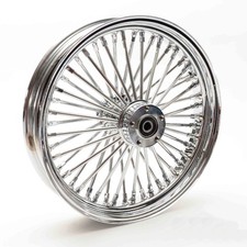 18x5.5" Big Fat King Spoke Wheel Rim Chrome Rear