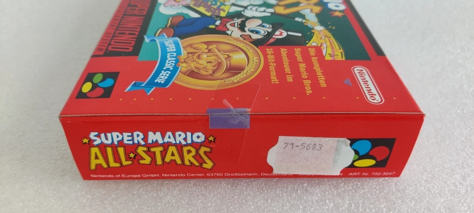Neu New 100% Original Super Mario Allstars All Stars SNES Super Nintendo NOS - Bild 4 von 4