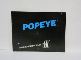 NES Popeye, cartucho no empaquetado y manual solamente